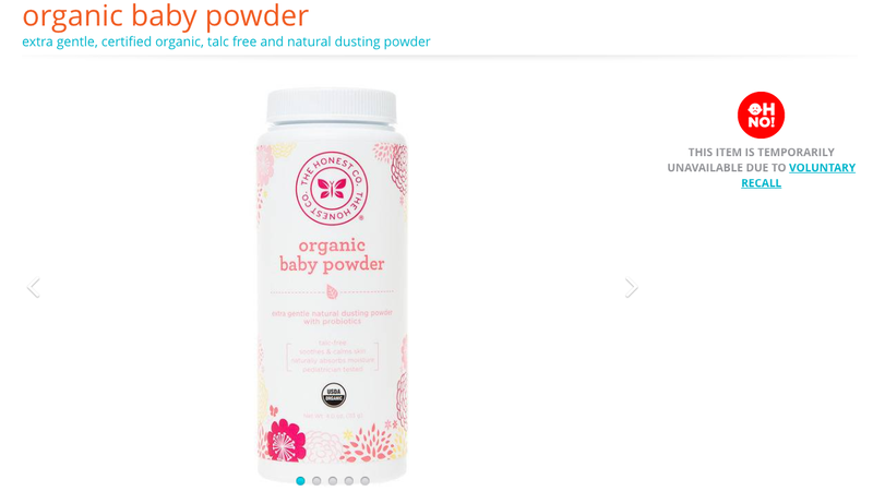 Illustration for article titled Jessica Alba's Honest Company Issues Recall for Possible Contaminated Baby Powder